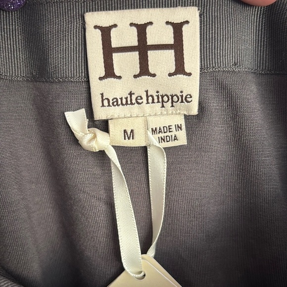 Haute Hippie Gray Sequin/Beaded Skirt (new with tags) - Picture 2 of 6